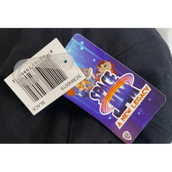 Space Jam 2 Embroided Tune Squad Adjustable Dad Hat Black Bugs Bunny - Picture 6 of 7